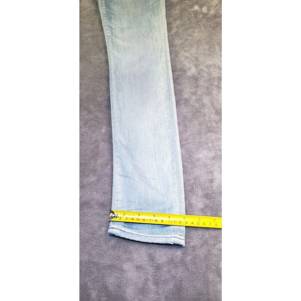 Mother Women Skinny Size 26 Blue Jeans Button Mid Rise Modern C33-12 - Picture 3 of 10
